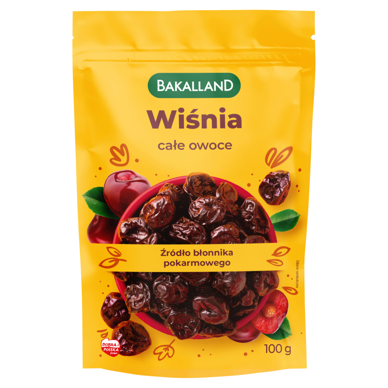 BAKALLAND WIŚNIA KANDYZOWANA 100G zakupy dla domu i biura 25209
