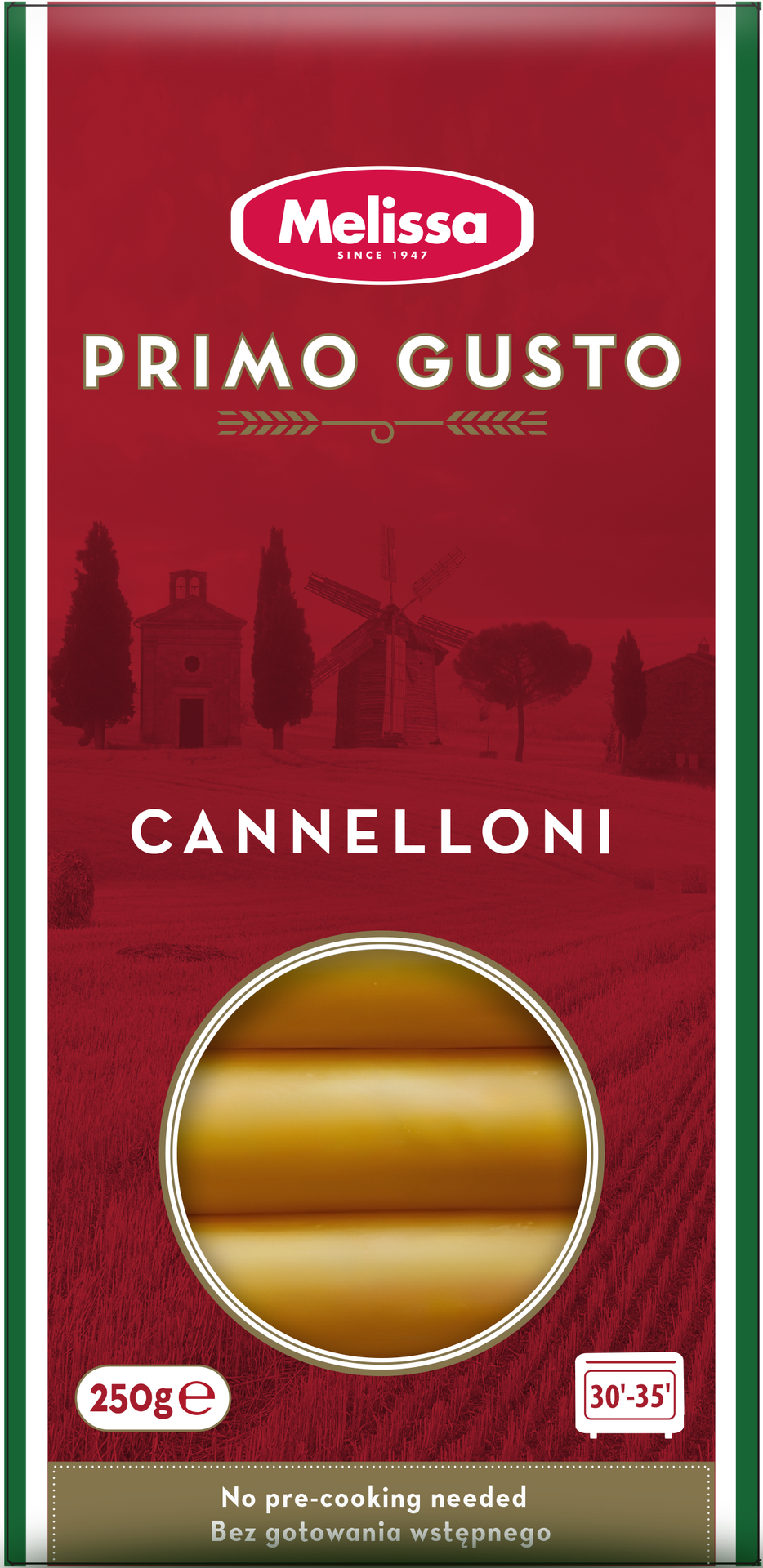 Melissa Makaron Cannelloni (duża rurka do nadziewania) 100 % Durum