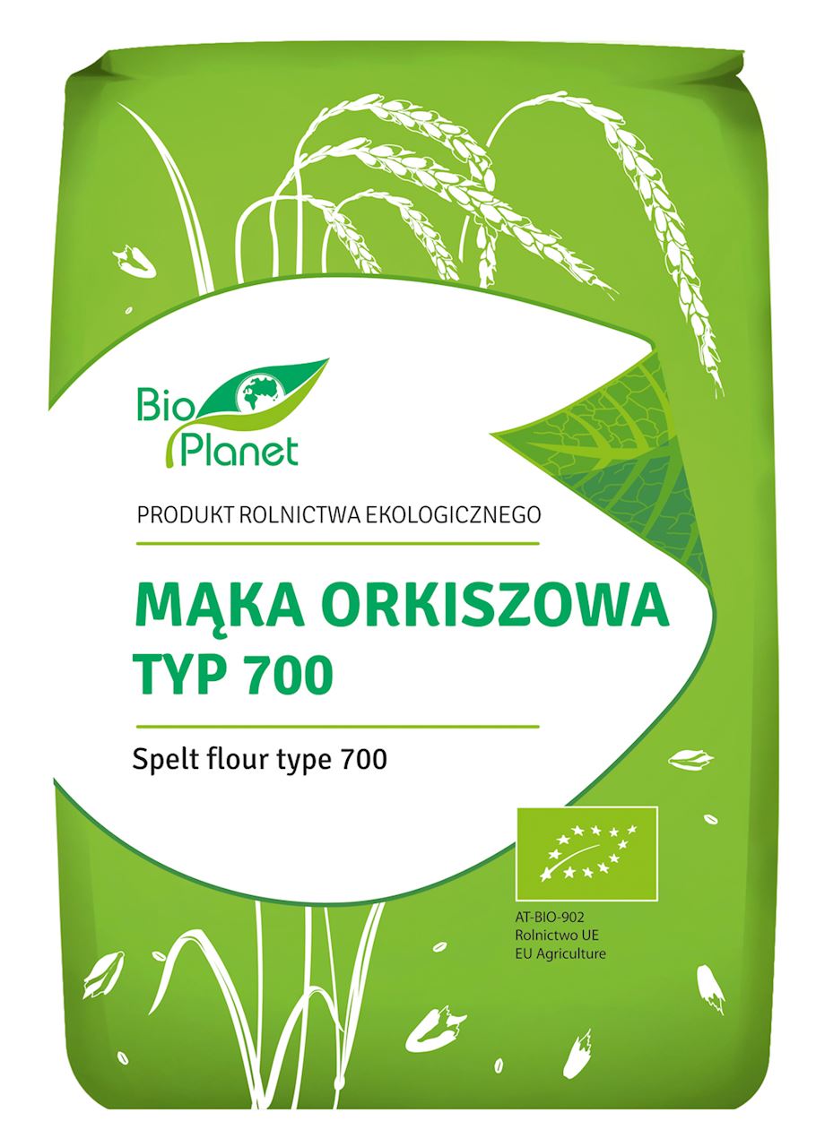BIO Planet SERIA MĄKI I SKROBIE mąka orkiszowa typ 700 bio 1 kg