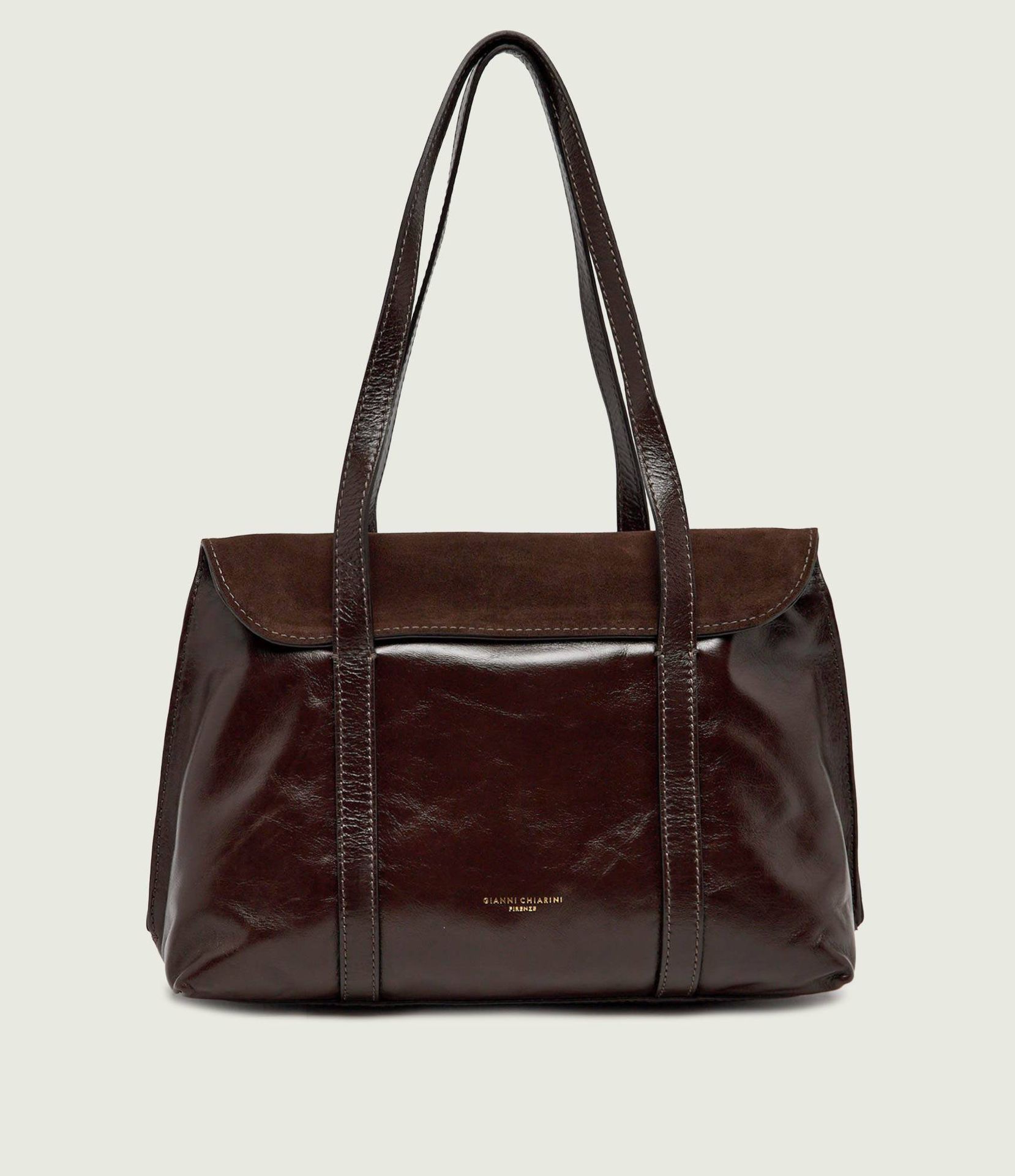 GIANNI CHIARINI Skórzana shopperka Marghe