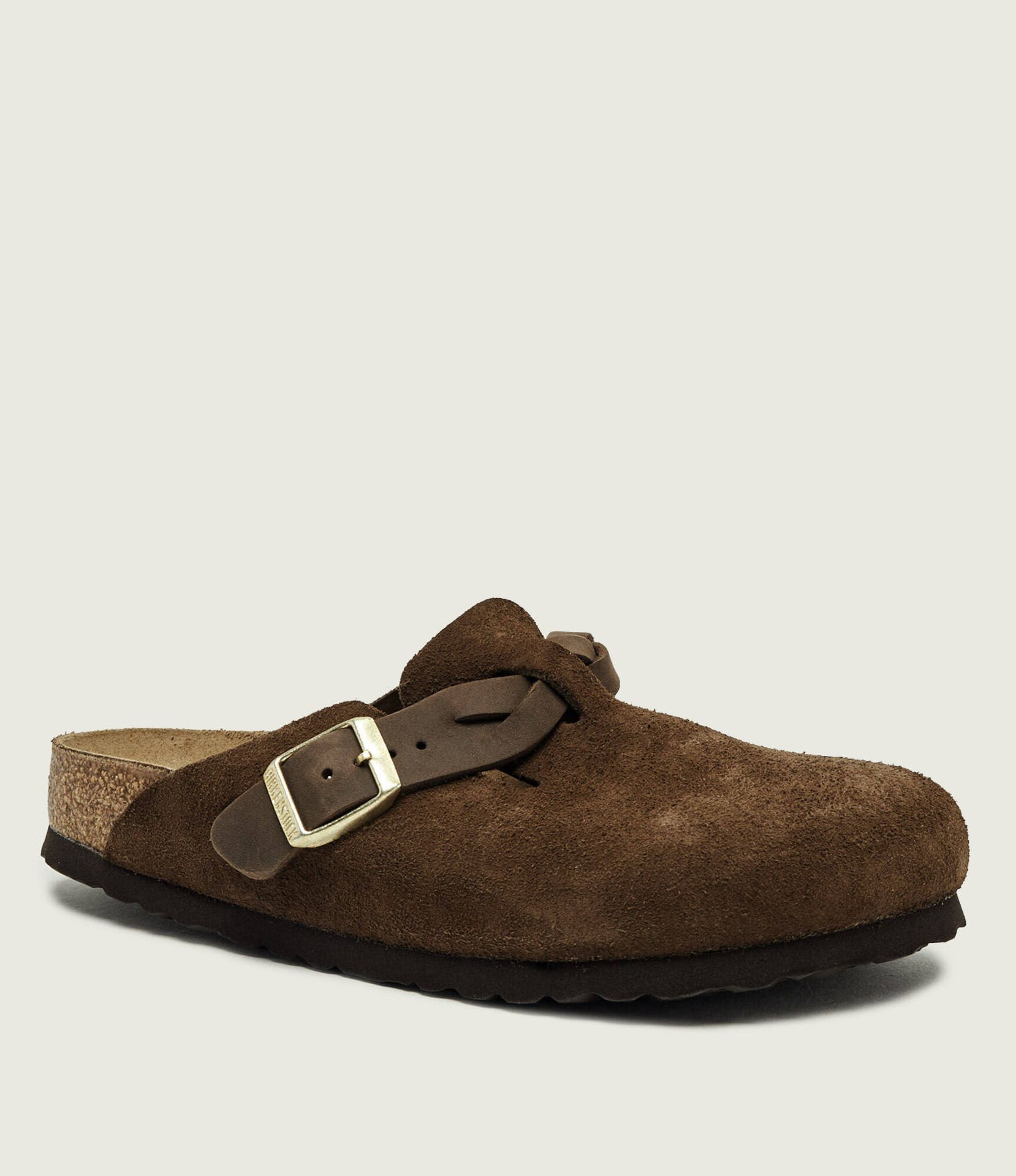 Birkenstock Mule Boston zamsz narrow fit