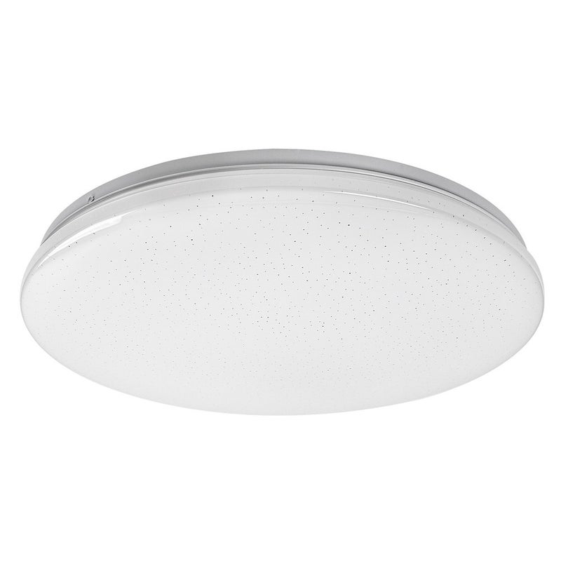 Plafon łazienkowy LED 24W 1970lm 4000K Okrągły Biały Efekt gwiazd Metal IP44 Ø375mm