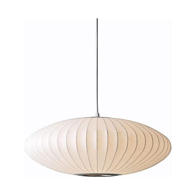 Lampa wisząca z tkaniny do jadalni i salonu, w stylu chińskiej latarni, 30 cm