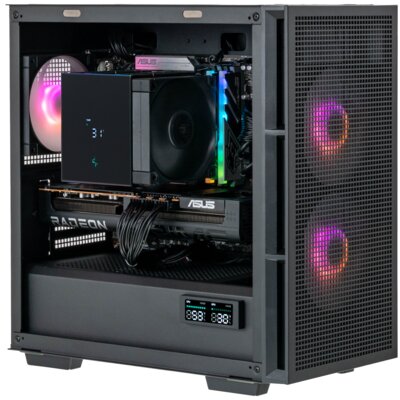 MAD DOG Powered By Asus DEEPCOOL360-U02DR32 Ultra 5-250KF Plus 32GB RAM 1TB SSD Radeon RX9070XT Wi-Fi