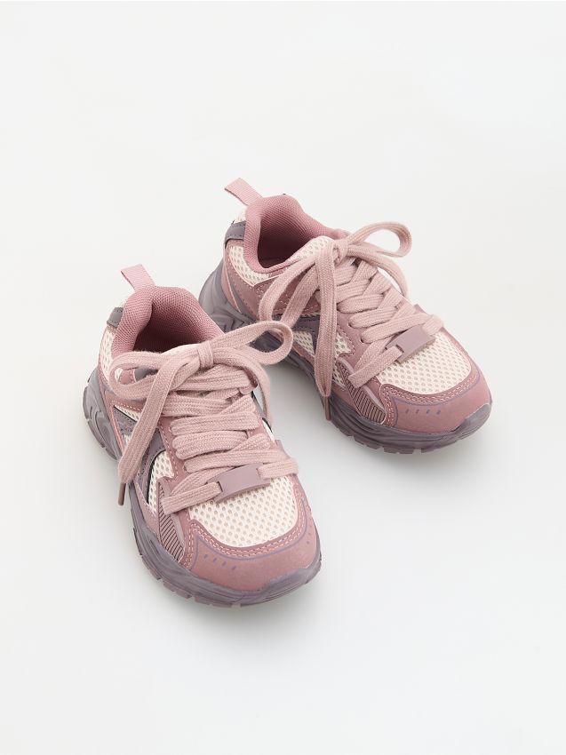 Reserved - Lekkie sneakersy - jasnofioletowy