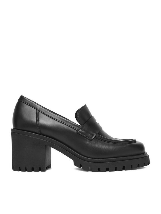 Badura Loafersy GATE-25820LM Czarny