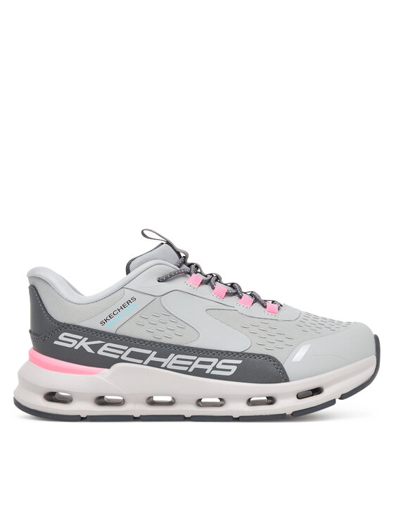 Skechers Sneakersy Vista Lane 303654L/GYPK Szary jasny
