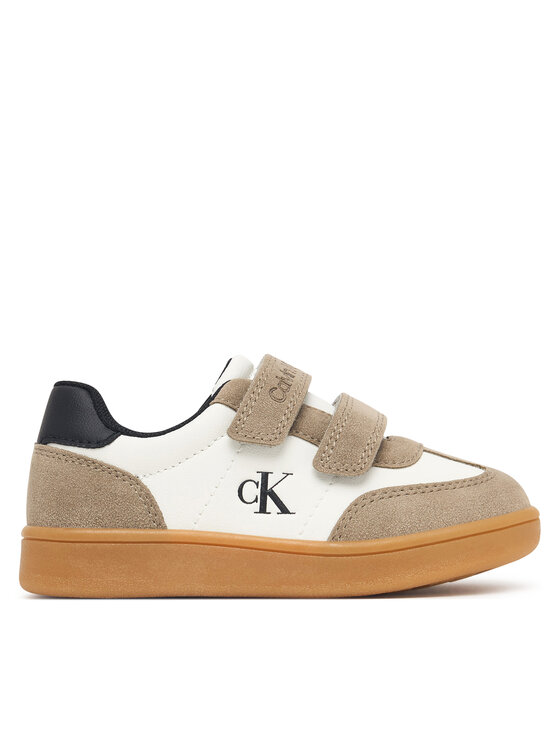 Calvin Klein Sneakersy Low Cut Velcro Sneaker V1X9-83443-0318 M Beżowy