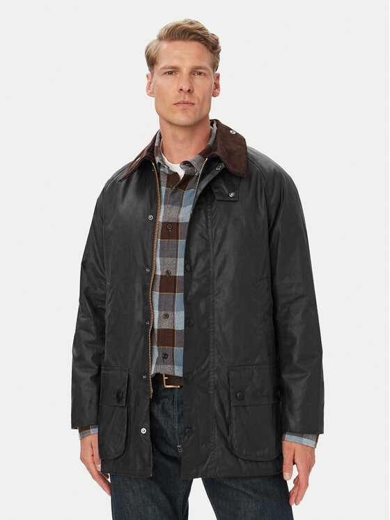 Barbour Kurtka przejściowa MWX0017SG91 Szary ciemny Regular Fit