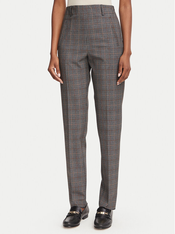 Marella Spodnie materiałowe Epoca 2623136014 Szary ciemny Regular Fit