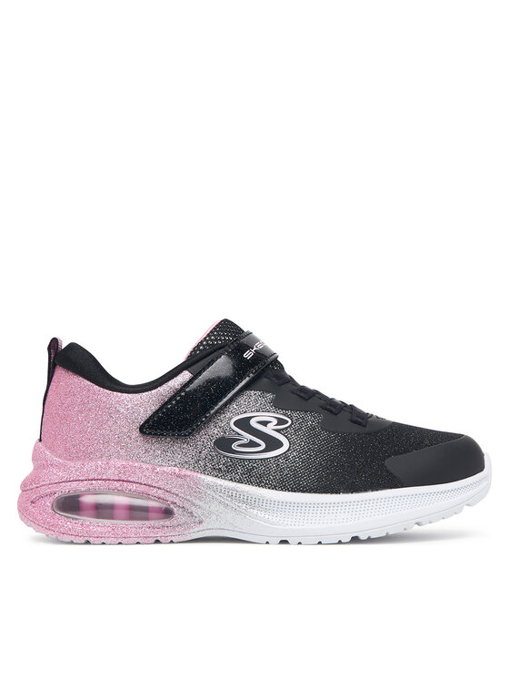 Skechers Sneakersy Microspec Max Advance - Glitz Gala 303859L/BKRG Czarny
