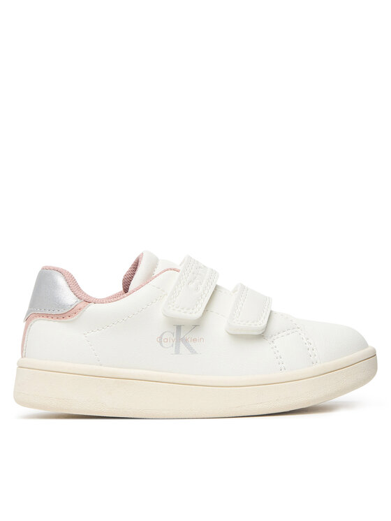 Calvin Klein Sneakersy Low Cut Velcro Sneaker V1A9-83382-1355 M Biały