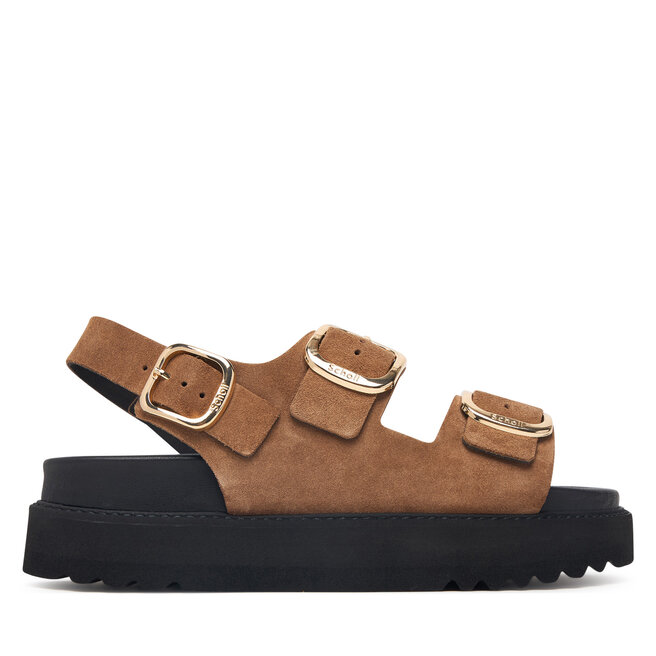 Sandały Scholl Blake 2 Straps F00776 Brązowy