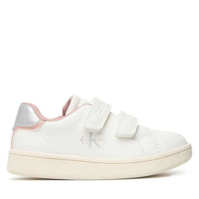 Sneakersy Calvin Klein Low Cut Velcro Sneaker V1A9-83382-1355 M Biały