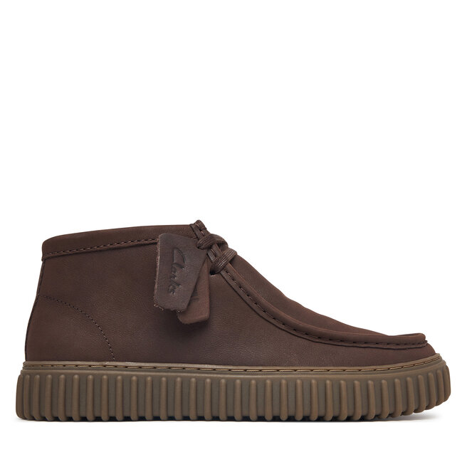 Półbuty Clarks Torhill Hi 26327242 Brązowy