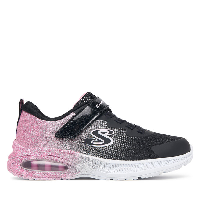 Sneakersy Skechers Microspec Max Advance - Glitz Gala 303859L/BKRG Czarny