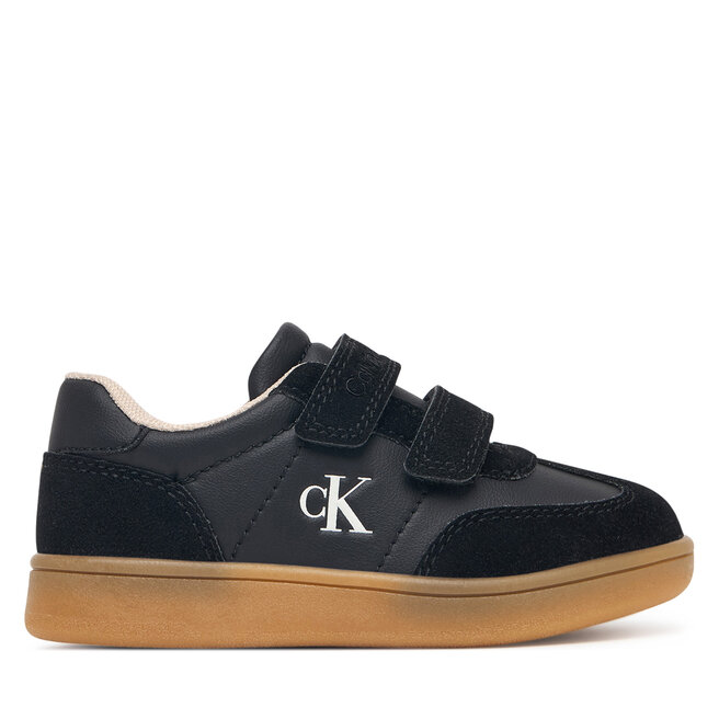 Sneakersy Calvin Klein Low Cut Velcro Sneaker V1X9-83443-0318 M Czarny