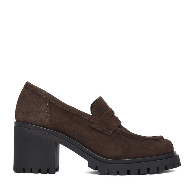 Loafersy Badura GATE-25820LM Brązowy ciemny