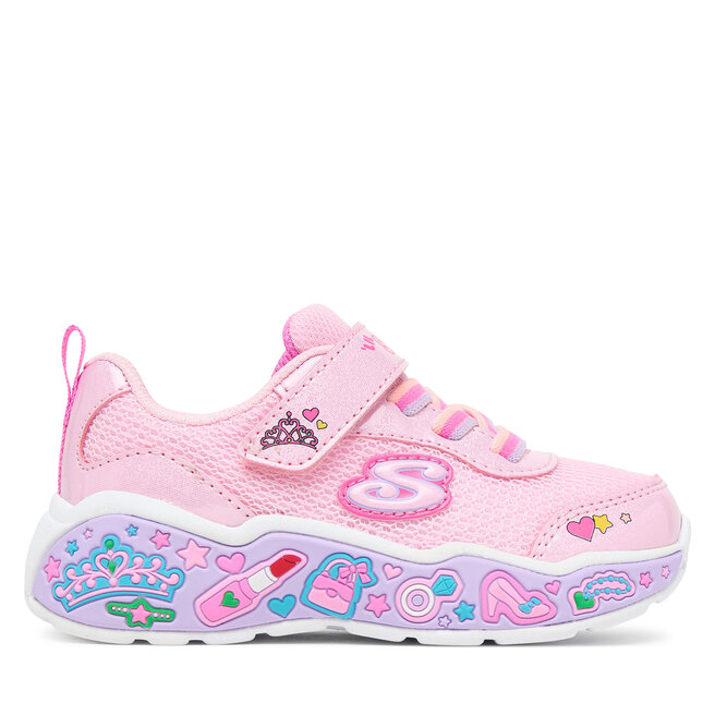 Sneakersy Skechers Play Scene - Fun Squad 303158N/LPMT Różowy