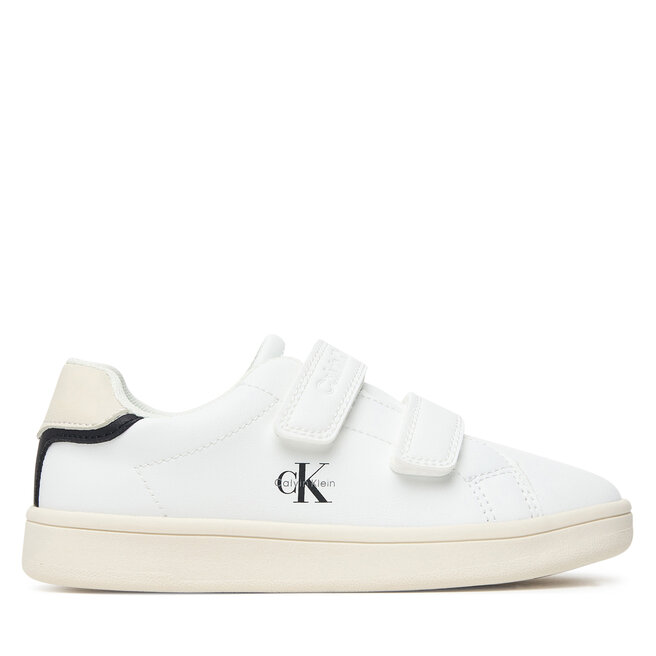Sneakersy Calvin Klein Low Cut Velcro Sneaker V1X9-83440-1355 S Biały