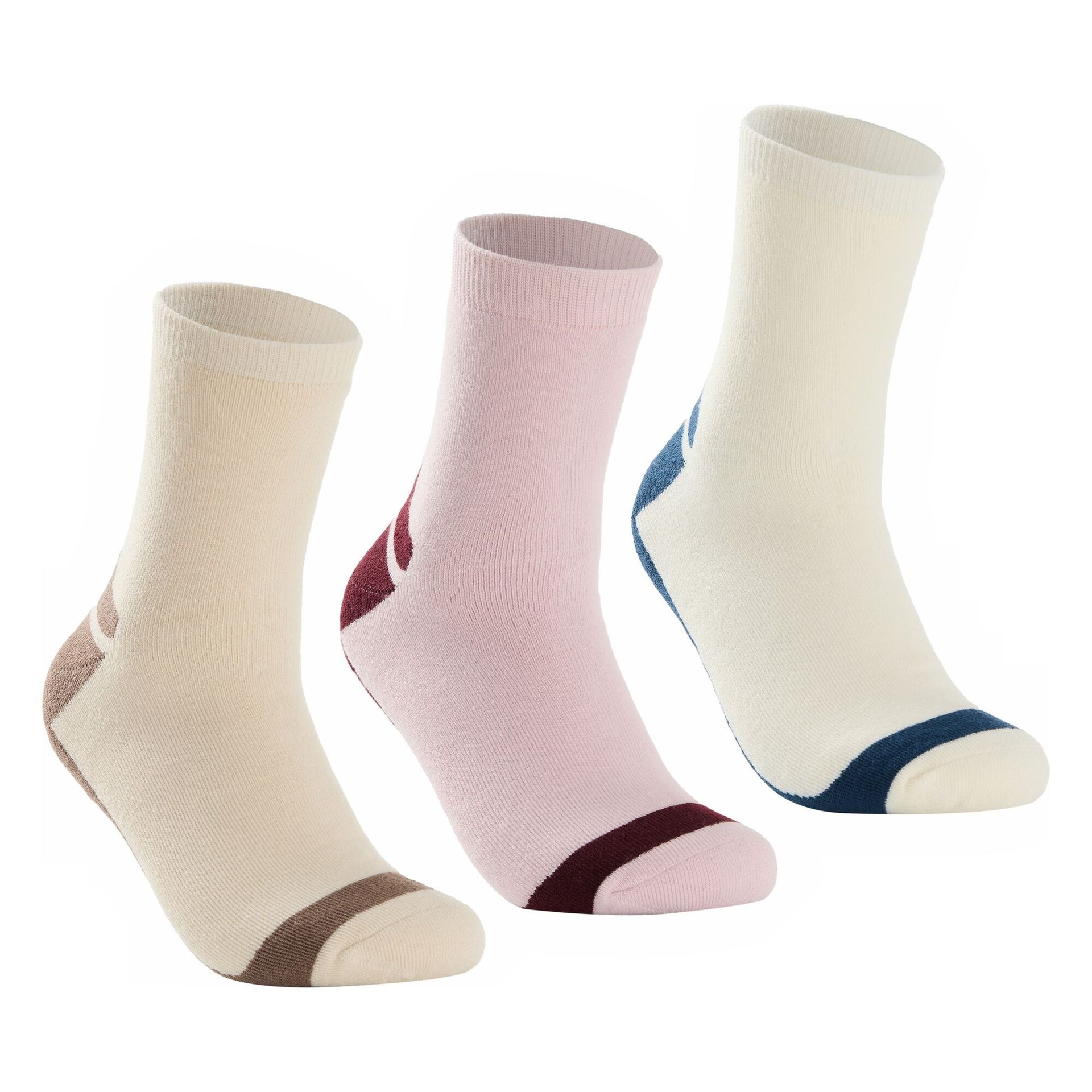 Regatta Skarpety damskie outdoorowe Ladies 3-pak Beżowe, Rozmiar: 39-42