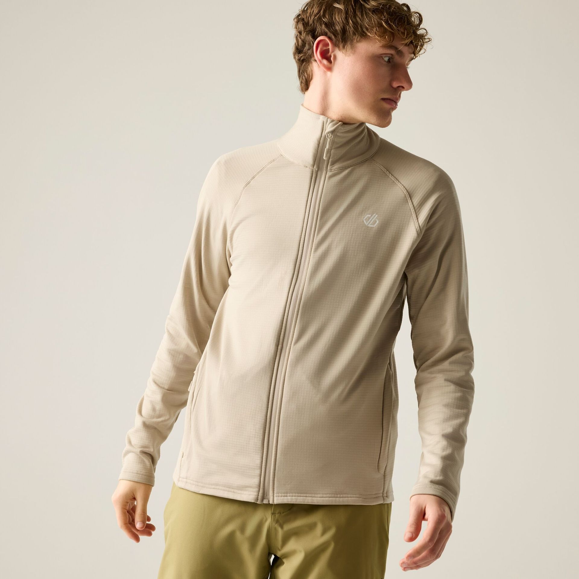 Dare 2b Bluza męska rozsuwana Fuse Up Biały, Rozmiar: XS