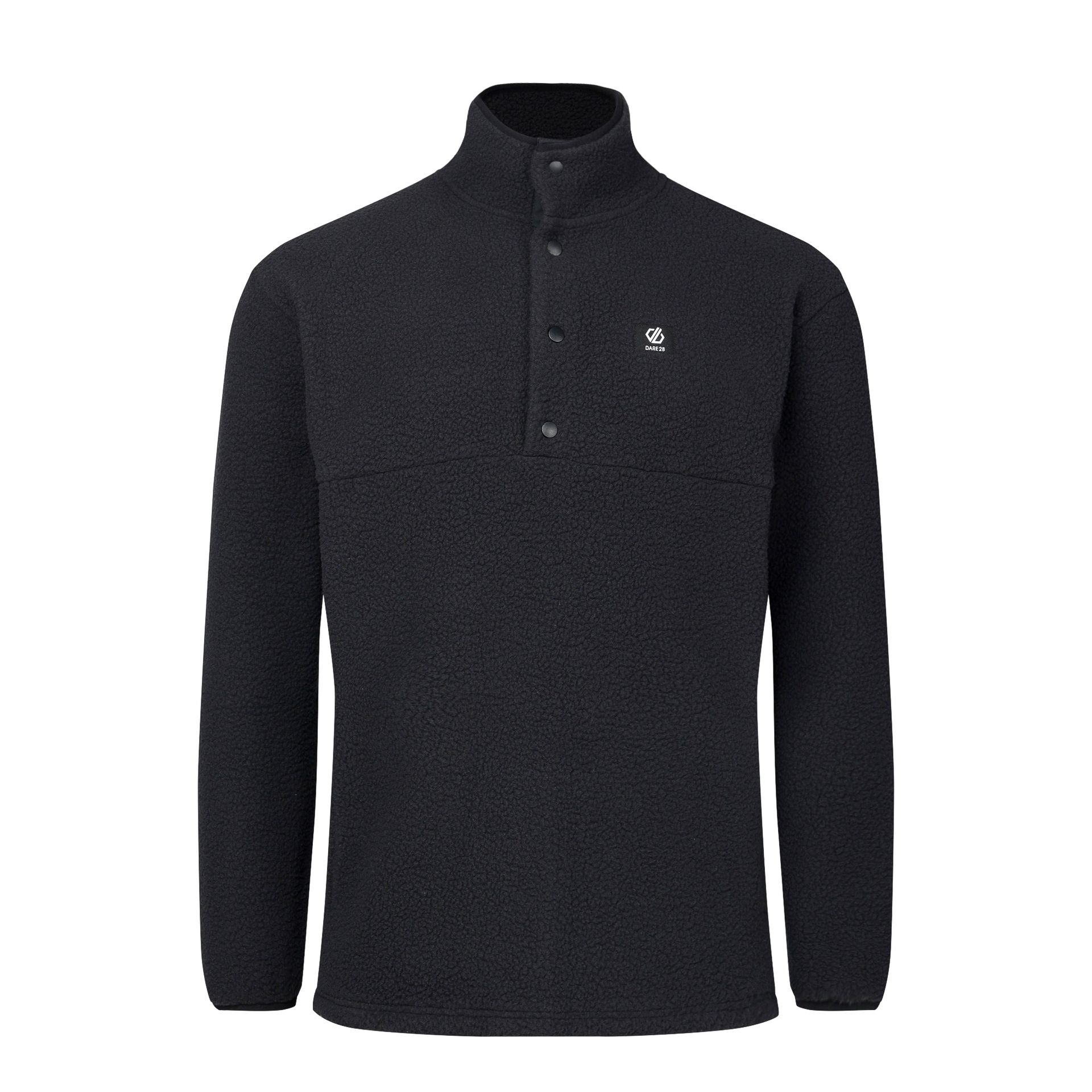 Dare 2b Polar męski rozpinany 1/2 Twin Tip Snap Czarny, Rozmiar: 3XL