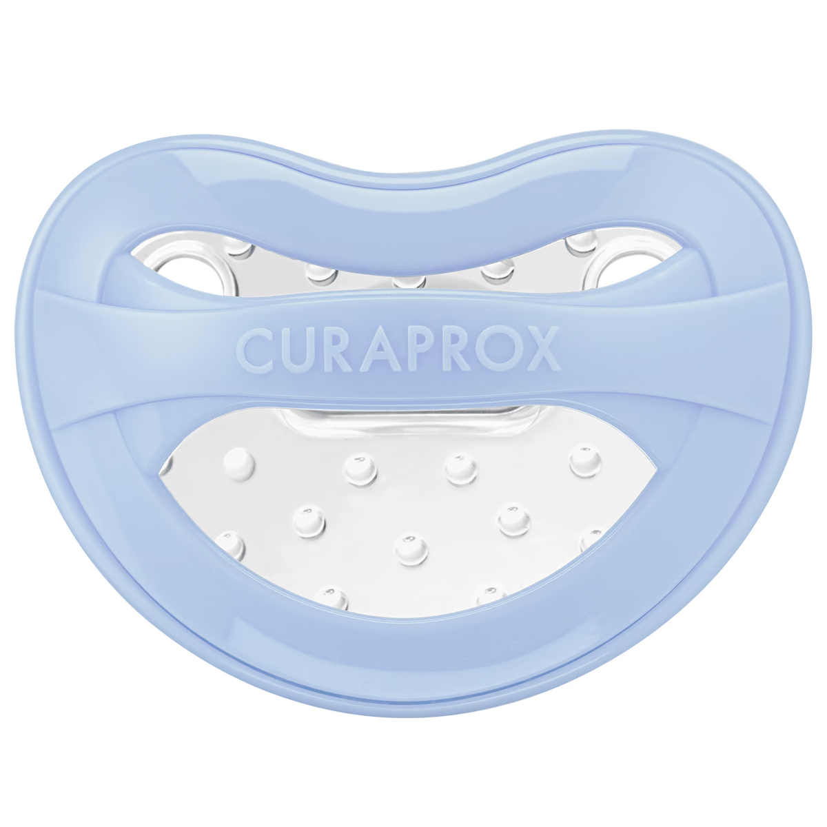 Curaprox baby, smoczek uspokajający, od urodzenia, rozmiar 0, niebieski, 1 sztuka