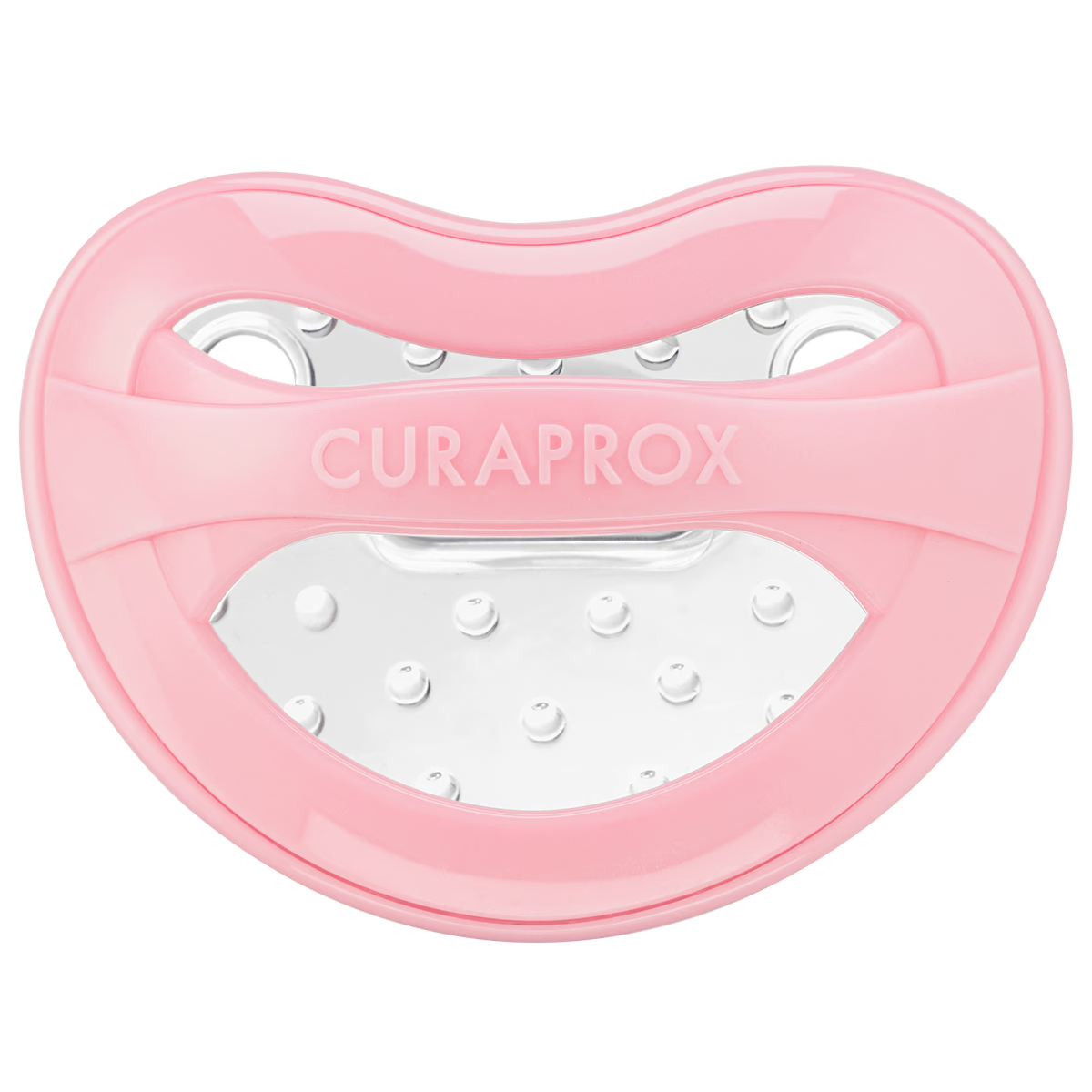Curaprox baby, smoczek uspokajający, od urodzenia, rozmiar 0, różowy, 1 sztuka