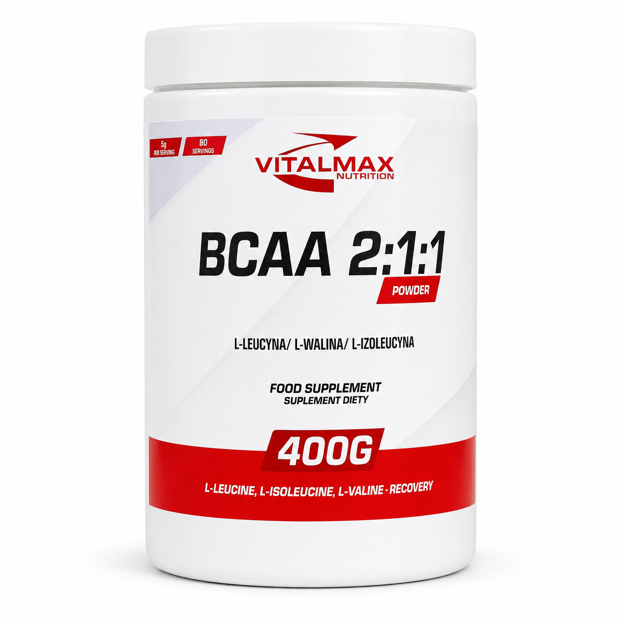 Vitalmax BCAA 2:1:1 Powder 100% 400g