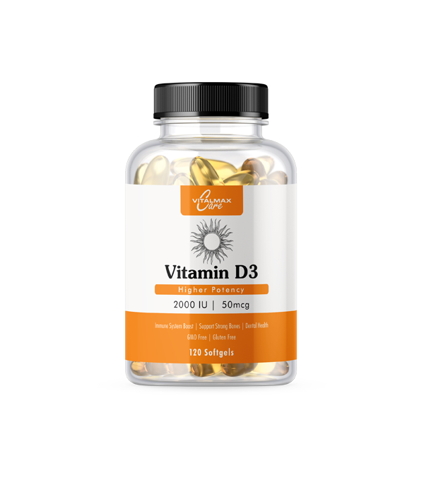 Vitalmax Vitamin D3 2000IU 120 softgels
