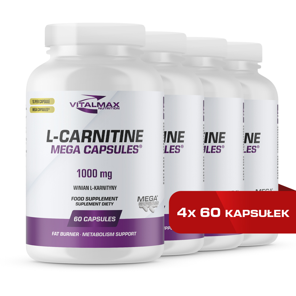 Vitalmax L-Carnitine Mega Capsules® 240 kapsułek
