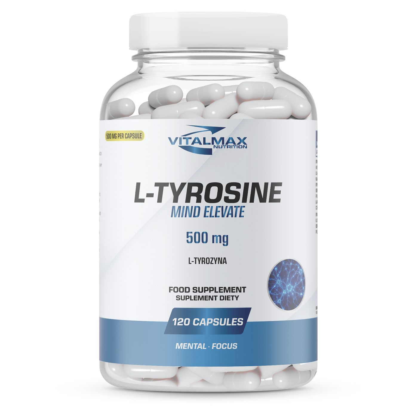 Vitalmax L-Tyrosine 120 kapsułek