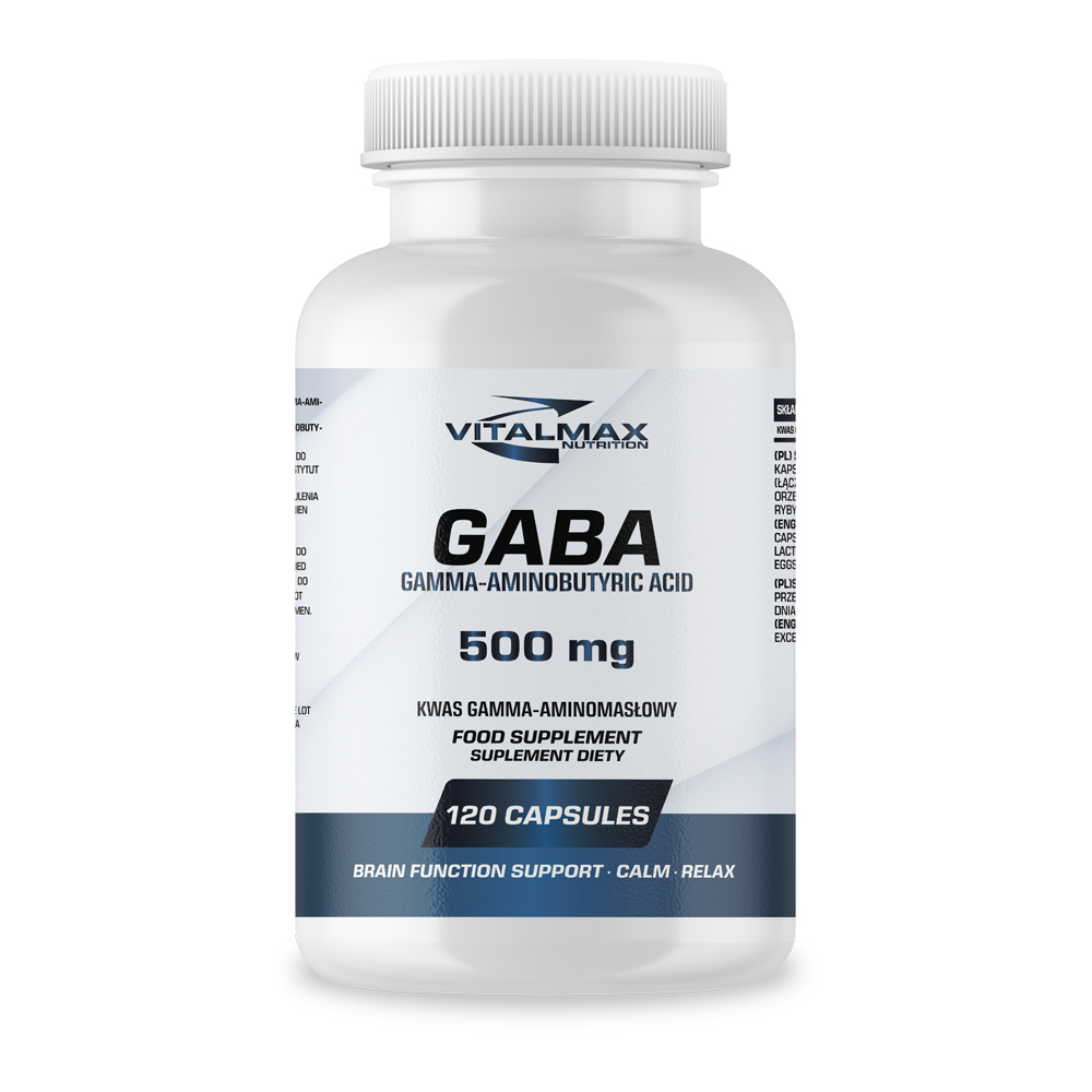 Vitalmax GABA 120 kapsułek kwas gamma-aminomasłowy