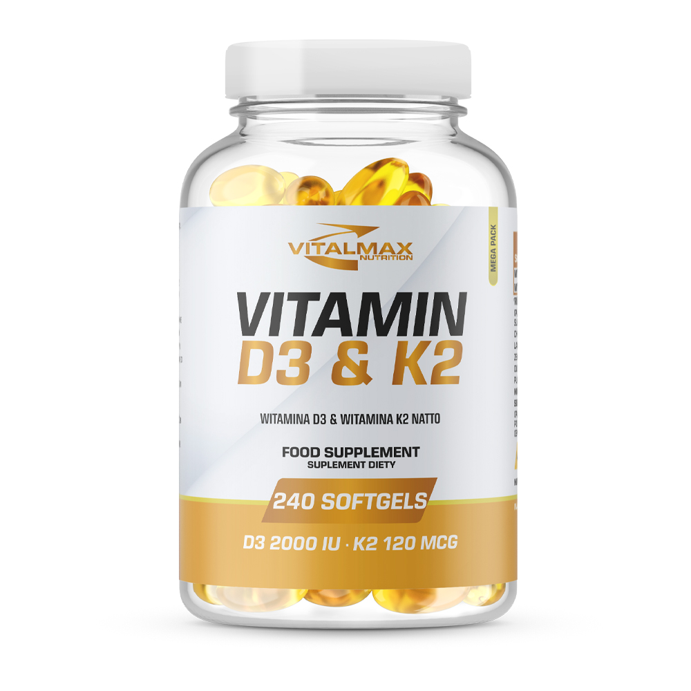 Vitalmax Vitamin D3 & K2 MK-7 240 softgels