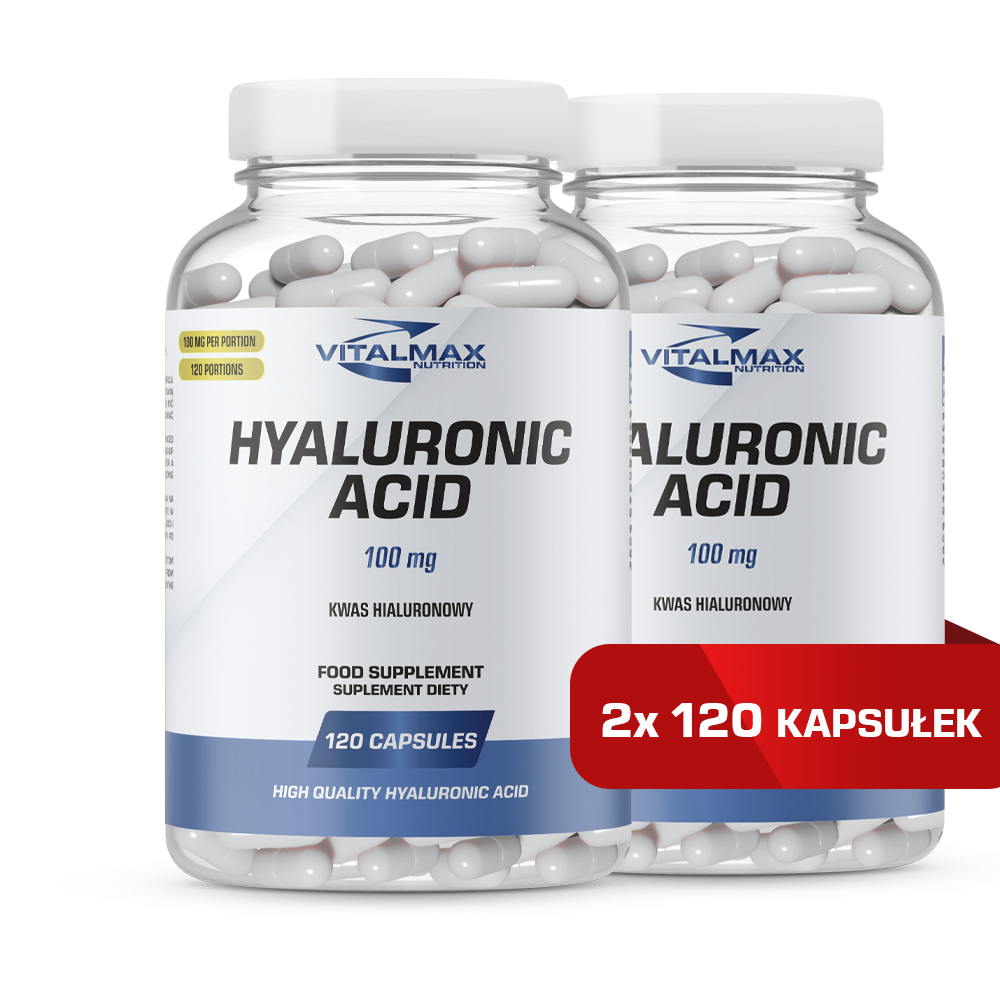Vitalmax Hyaluronic Acid Kwas Hialuronowy 100mg 240 kapsułek