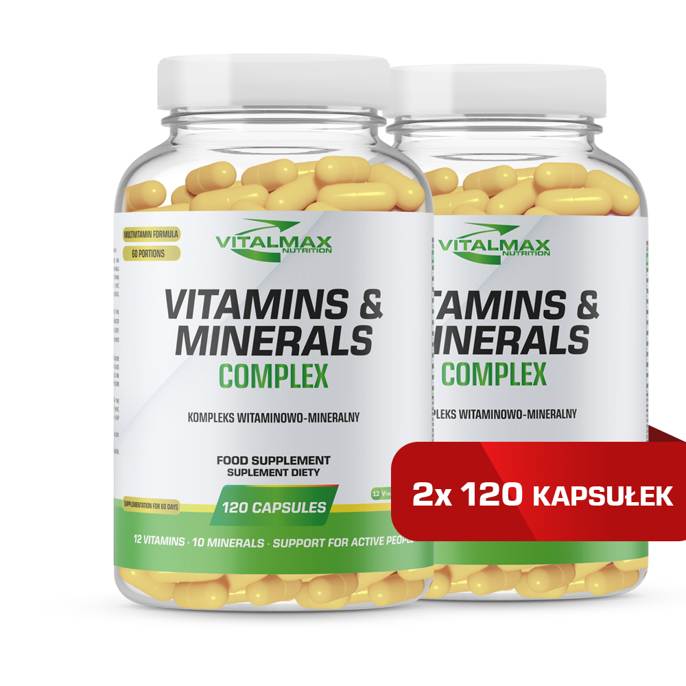 Vitalmax Vitamins & Minerals Complex 240 kapsułek