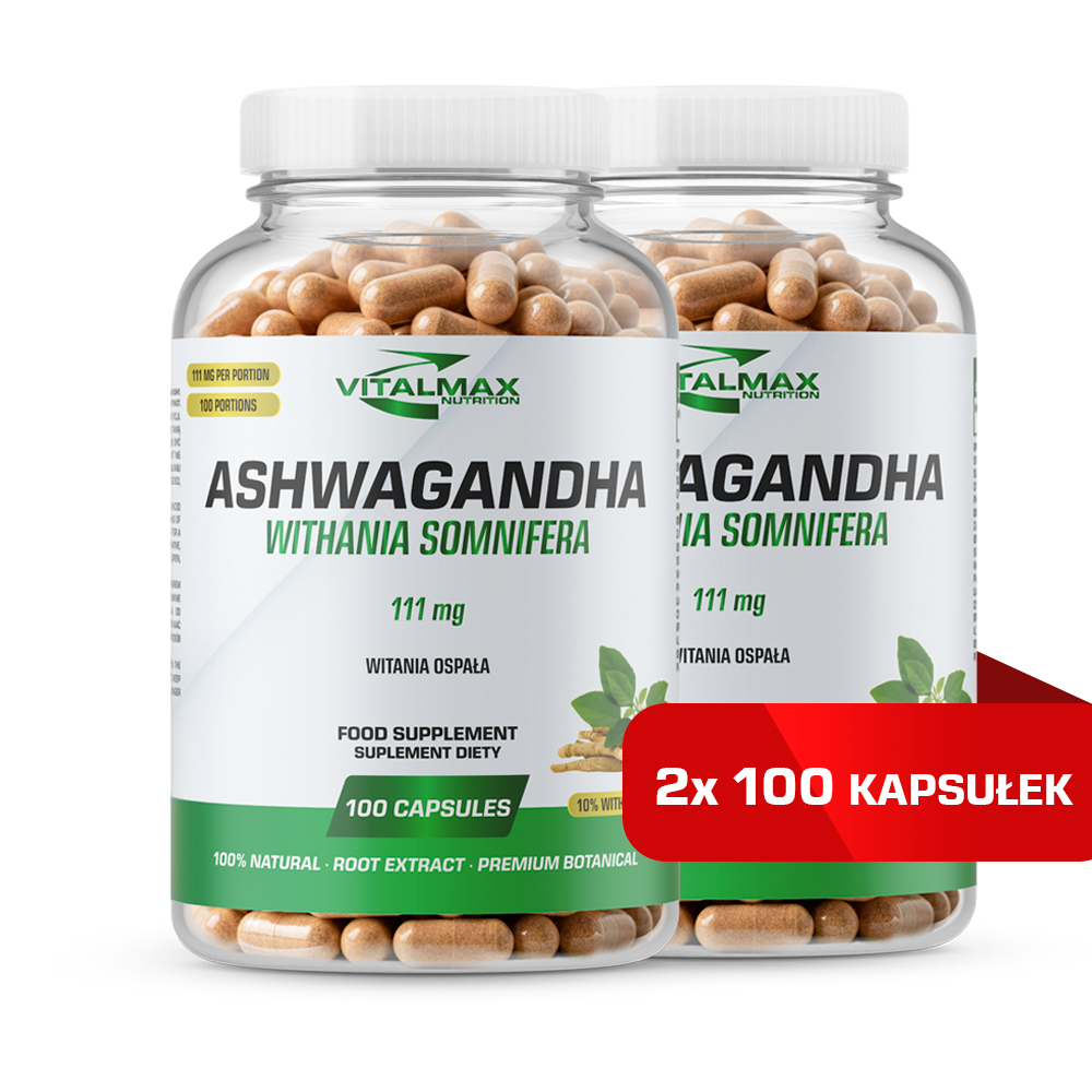 Vitalmax Ashwagandha 111mg 200 kapsułek