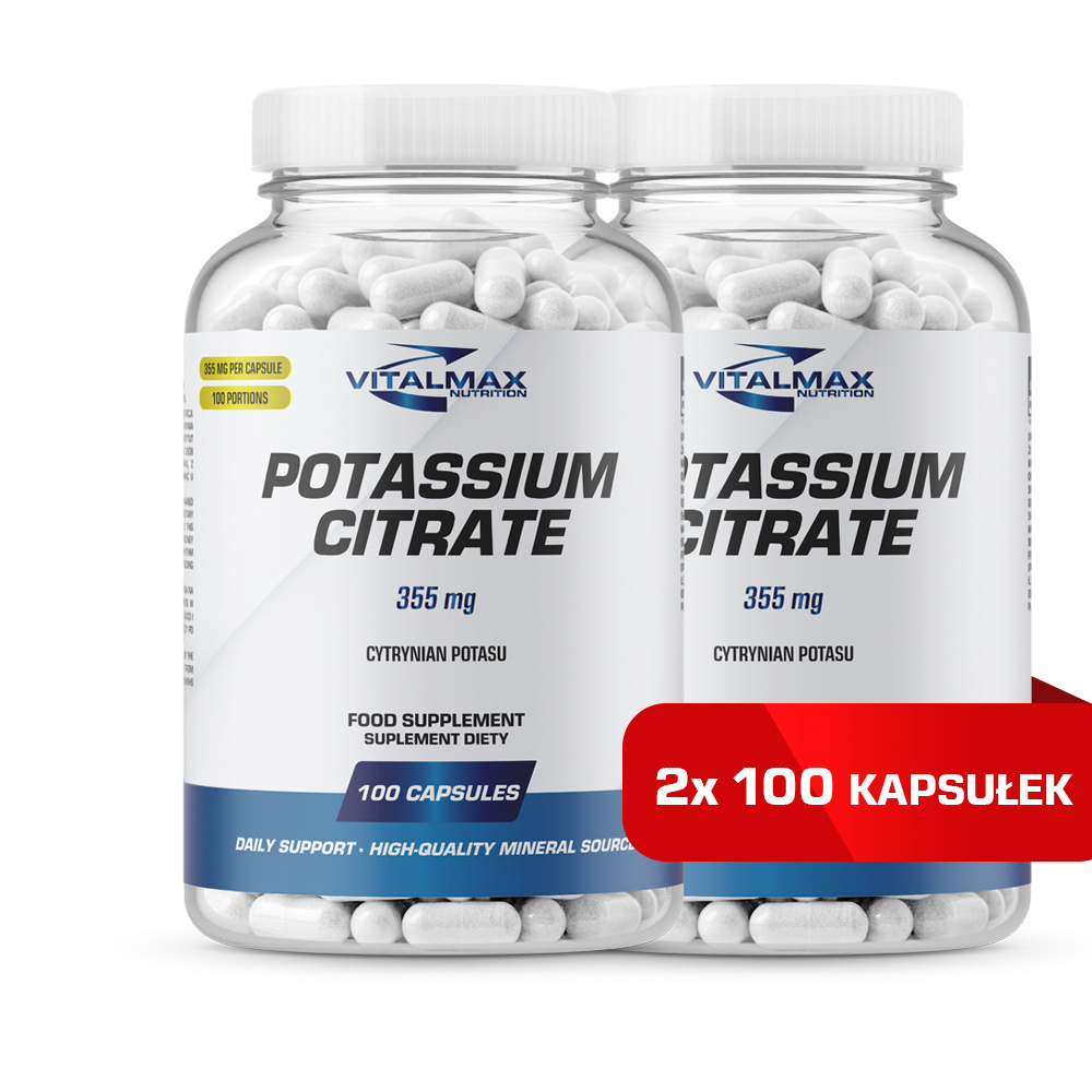 Vitalmax Potassium Citrate 200 kapsułek