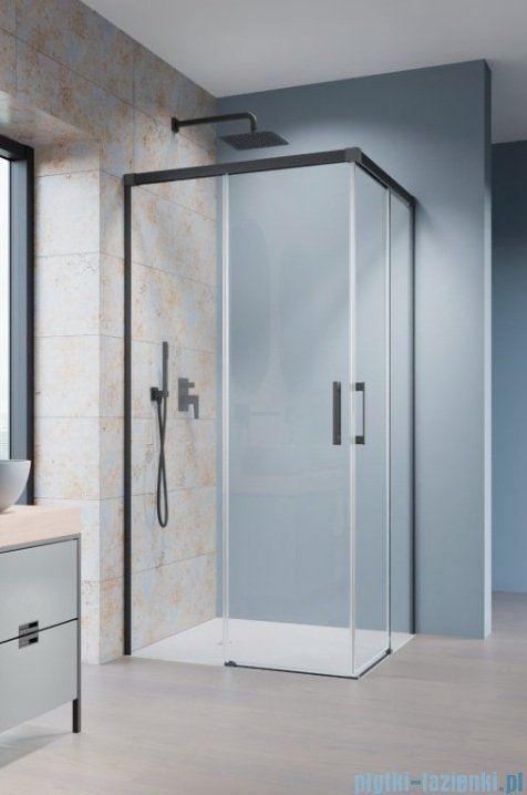Radaway Idea 8 Kdd Brushed GunMetal kabina 90x110cm szczotkowany grafit 10370090-92-01L/10370110-92-01R