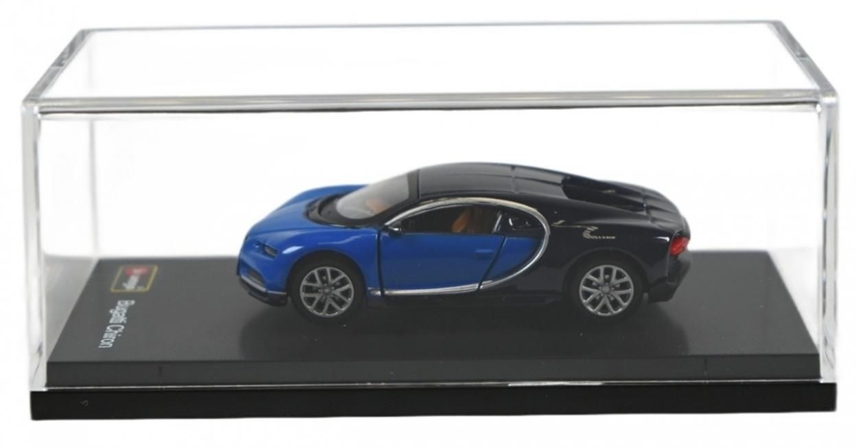 Bugatti Chiron 164 metal. blue - model lub pojazd