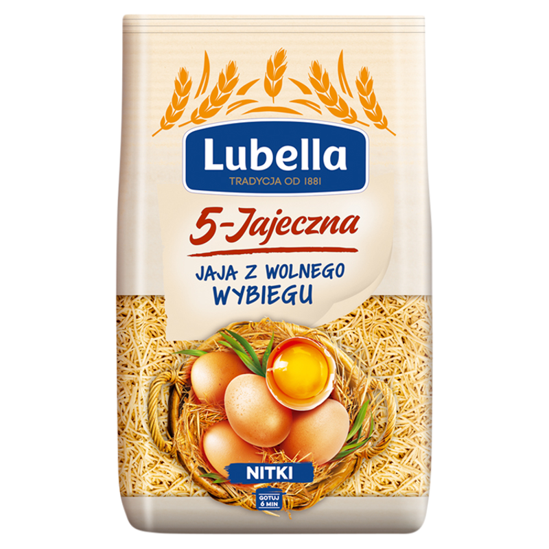Lubella Makaron nitki 5 jaj