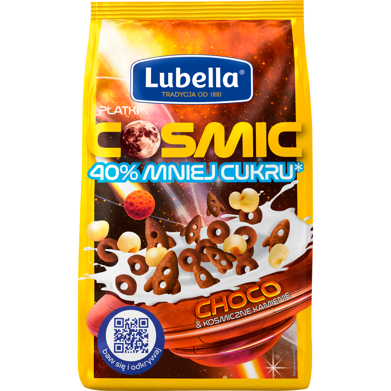 LUBELLA Płatki COSMIC czekoladowe