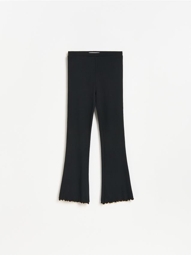 Reserved - Legginsy flare - czarny