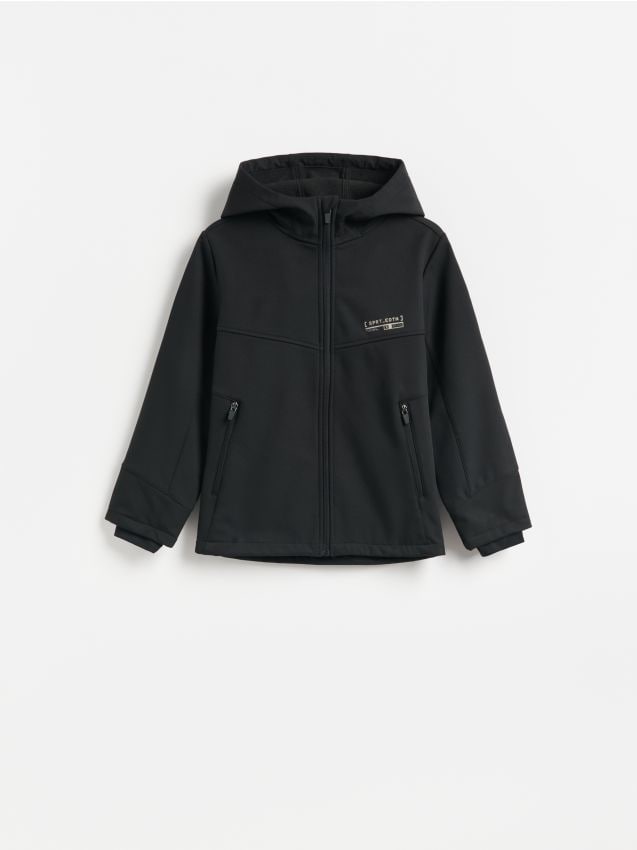 Reserved - Wodoodporna kurtka softshell - czarny