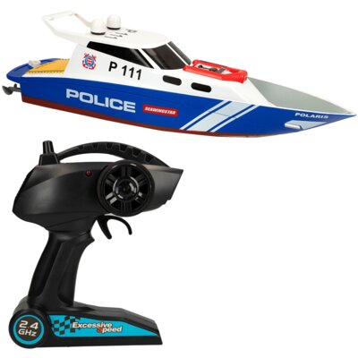 Łódź zdalnie sterowana COLOR BABY Racing Boat Policyjna 47674