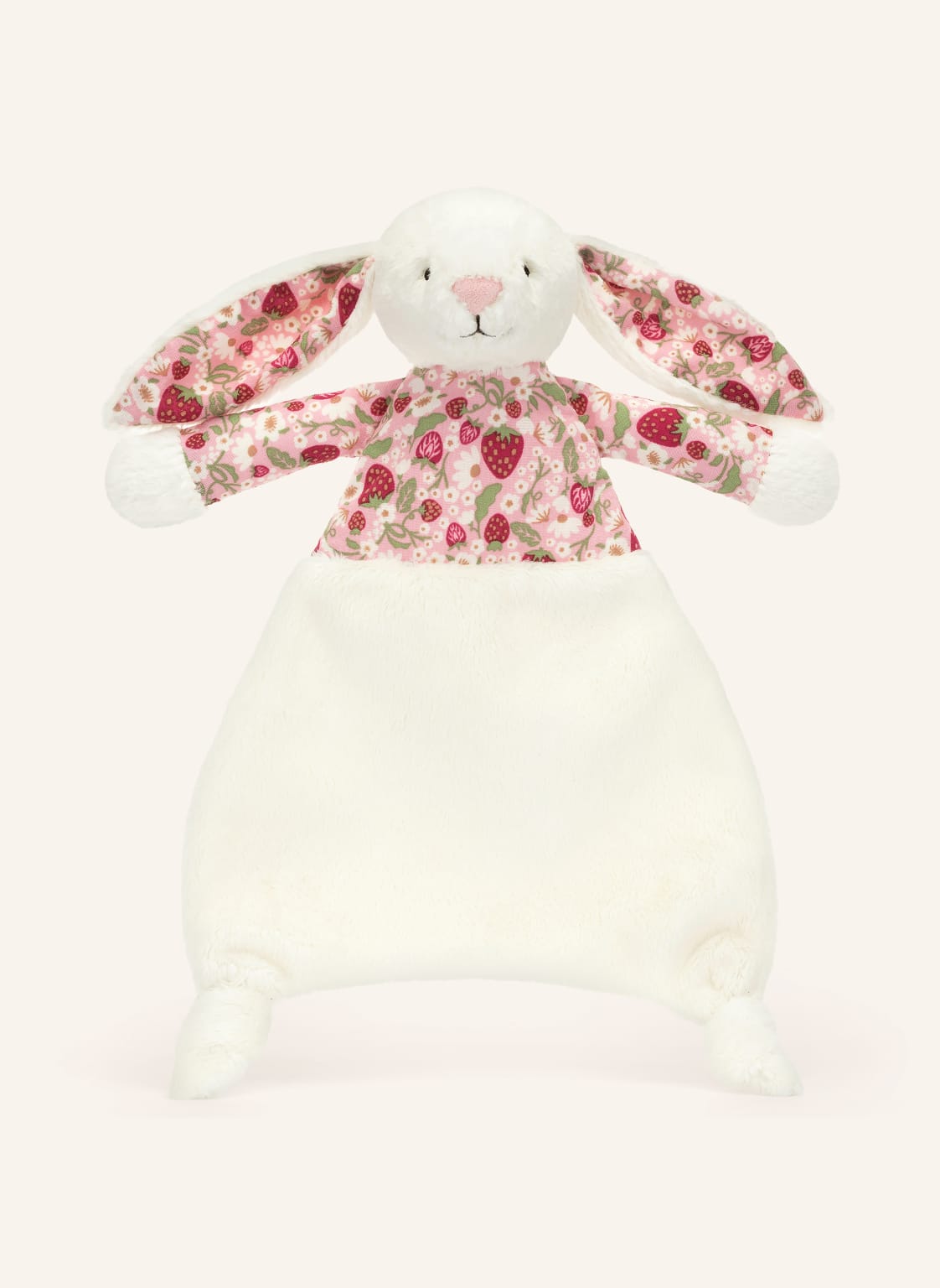 Jellycat Kocyk Do Przytulania Blossom Cream Bunny Berry weiss