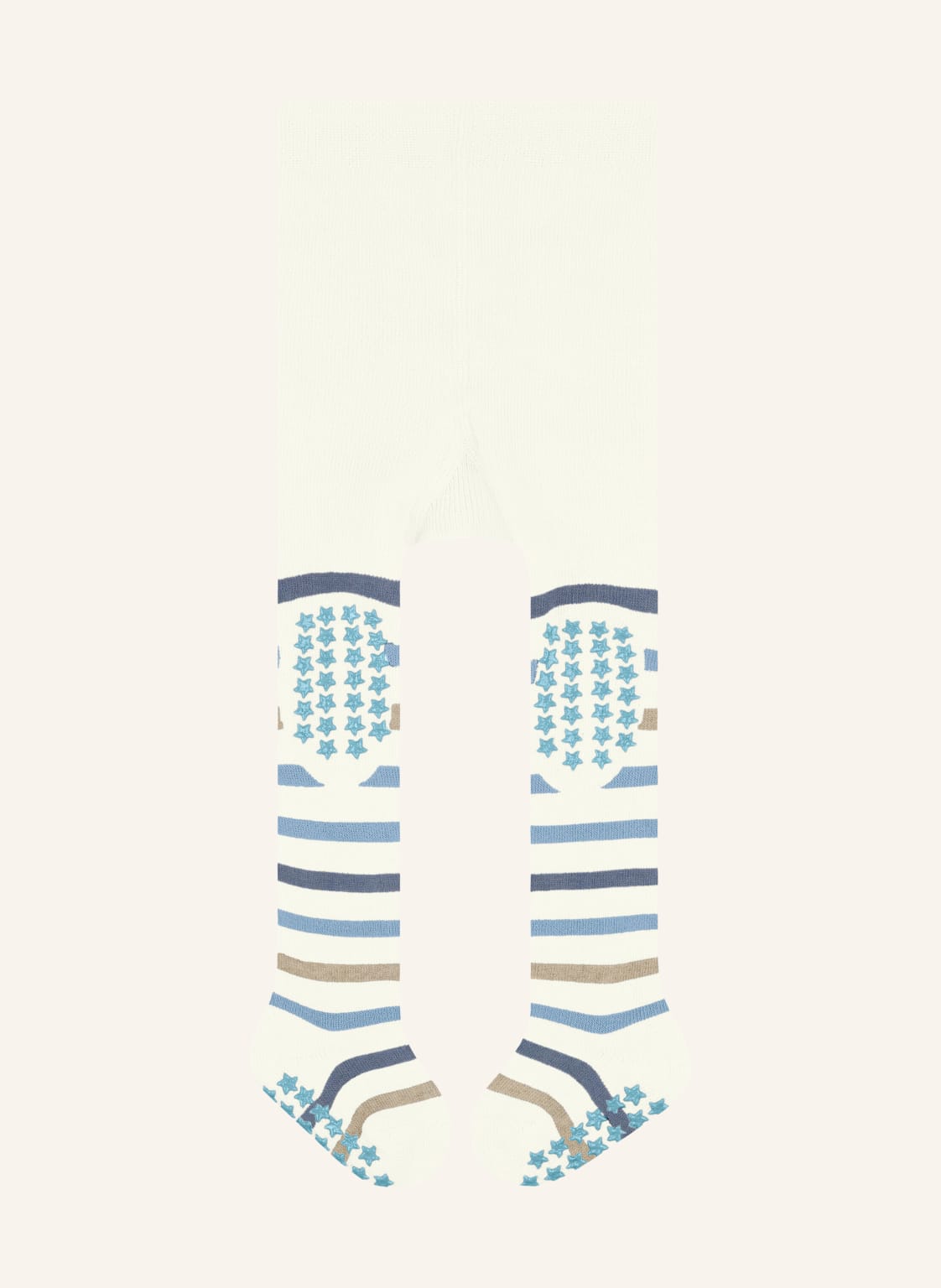 Falke Rajstopy Antypoślizgowe Multi Stripe weiss