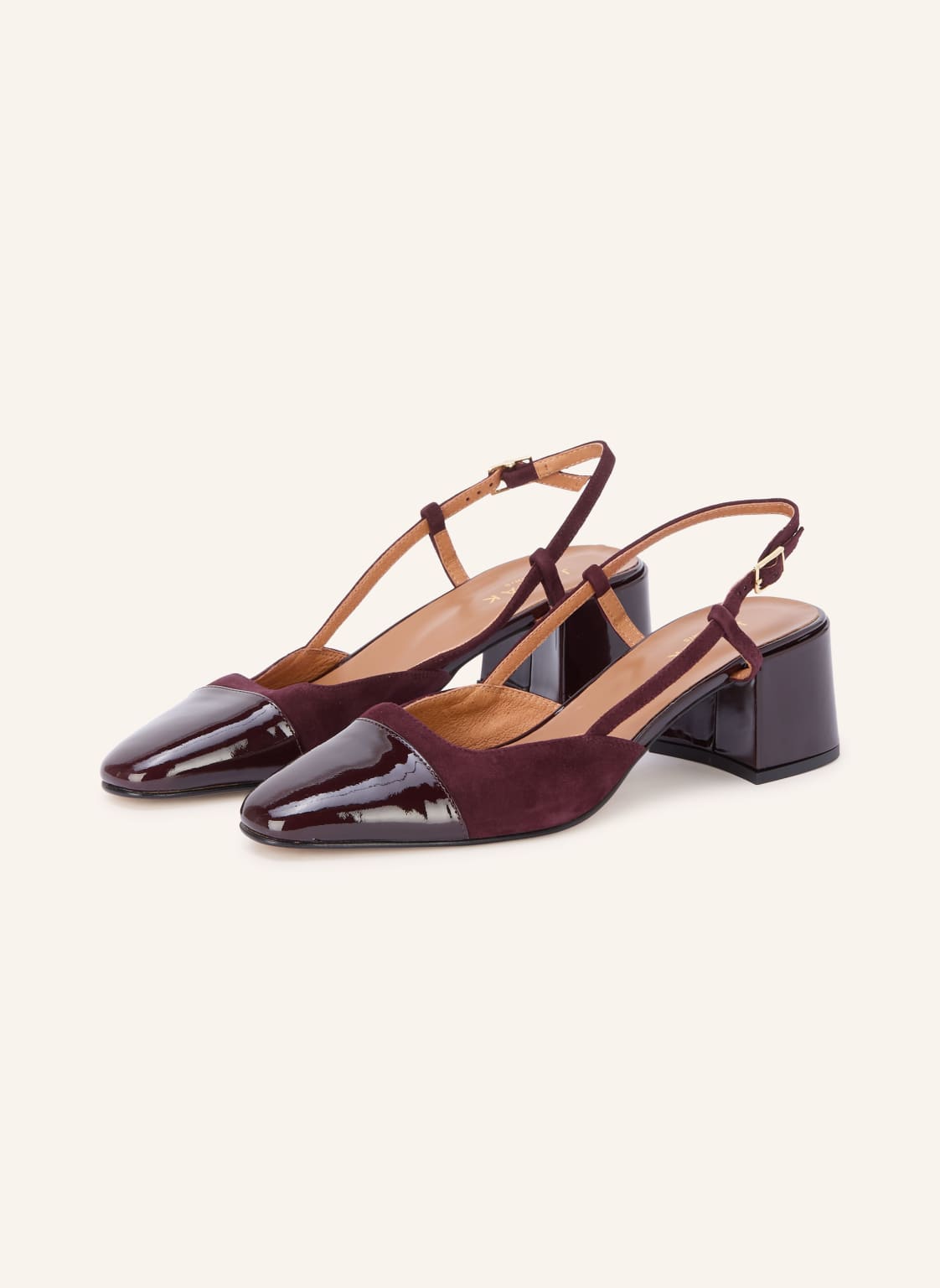 Jonak Czółenka Typu Slingback Dhapopy rot