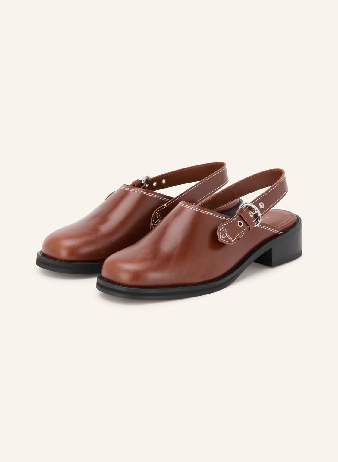 Claudie Pierlot Czółenka Typu Slingback braun